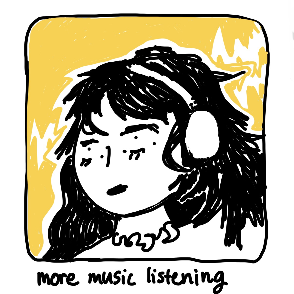 More music listening